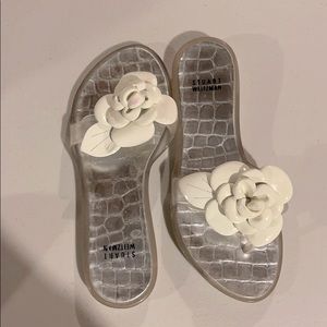 Stuart Weizman flower jelly sandal